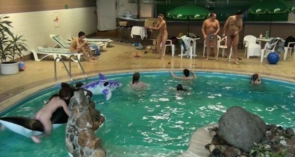 Indoor Dolphin Ride Full HD video - Nudism and naturism are a path to accepting ones own nature
