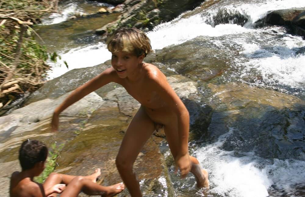 Brazilian Cliff Slide pics - Nudism and naturism value harmony and balance
