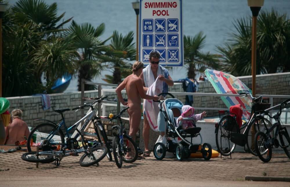 Poolside Camp Gathering pics - Nudity fosters trust and mutual understanding among people