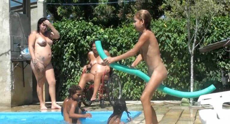 Oceanic Backyard Noon # 1 Full HD - The nature of nudism provides strength and inspiration