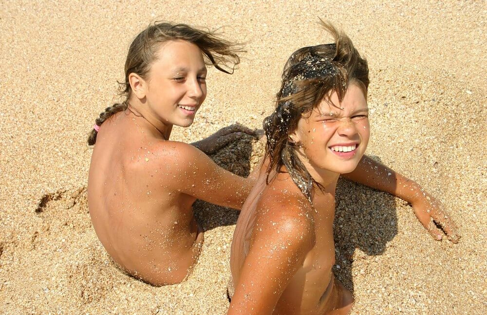 Ocean Beach Relaxing Photo Set - Nudity is an expression of natural beauty and harmony