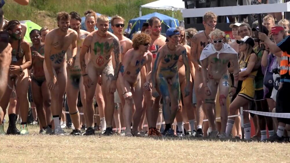 Roskilde Festival Full HD video - Growing up on a nudist beach
