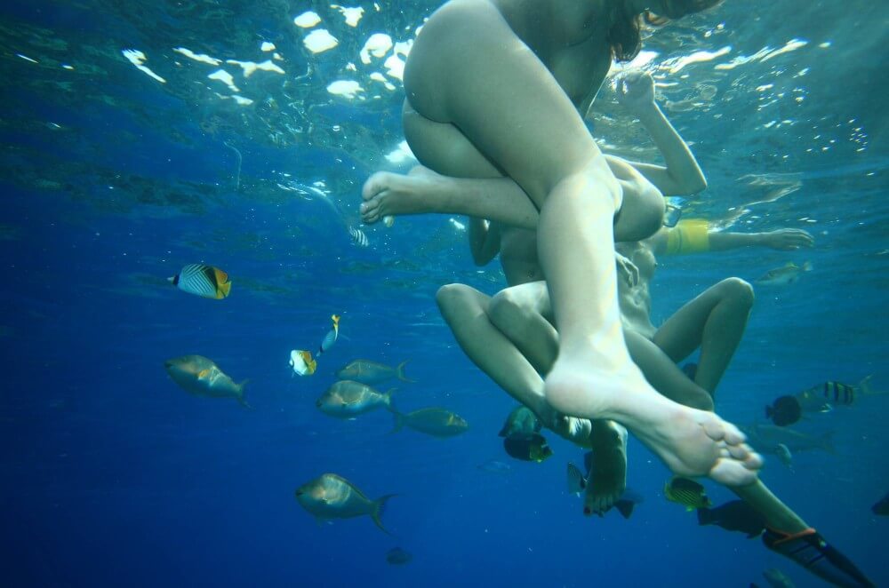 Egyptian Snorkelers Part - People seek self-development and peace of mind through nudism