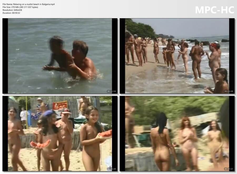 Relaxing on a nudist beach in Bulgaria - Nature provides the energy and strength for life, and well simply be naked