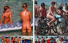 Naturism photo gallery # 12 - People come together in unity with nature to take off their clothes