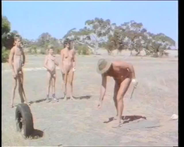 Naturism lifestyle retro - The naked body as a reflection of inner beauty