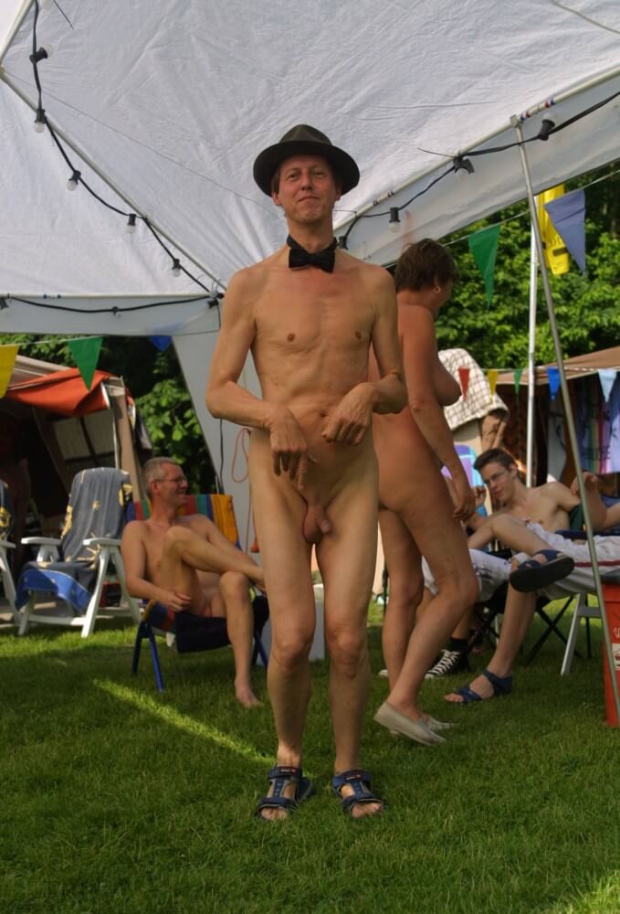 Holland Show and Relaxation - Blending in with the crowd of nudists