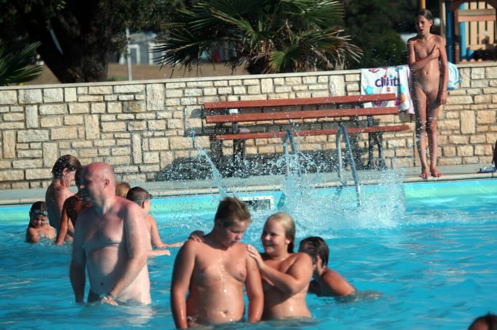 Naturist Pool Girls Profile pics - The practice of nudism fosters trust and honesty