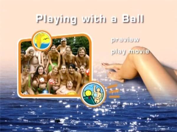 Naturist Freedom: Playing with a ball - Naturism and nudism are a path to peace of mind and a little solitude