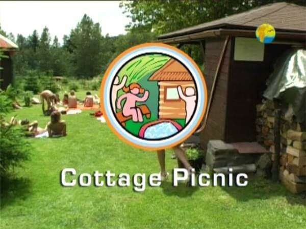 Naturist Freedom: Cottage Picnic DVD - A closed community of naturists