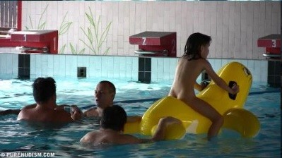 Floating On Our Rafts 1 - Naturists live freely and naturally