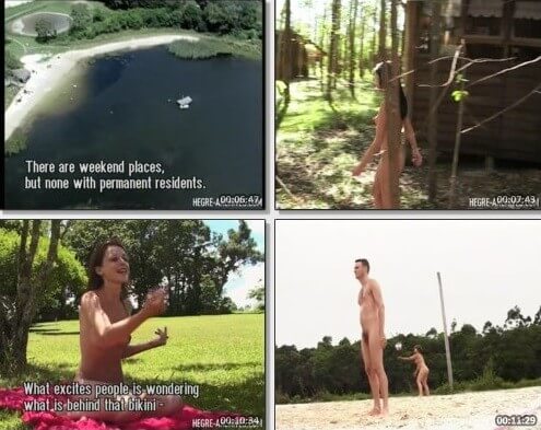 A day in the life of a naturist - Nudists only allowed