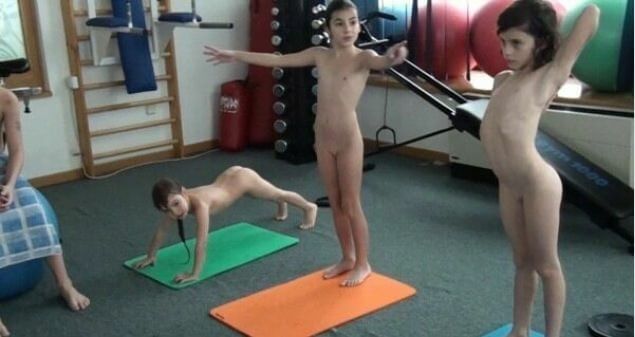 Piano, pool and tennis Full HD - Participation in nudism contributes to personal growth
