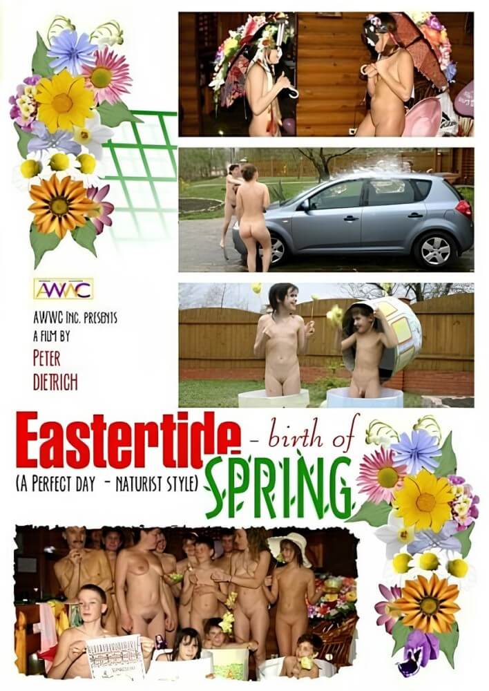 AWWC, Enature - Eastertide Birth Of Spring video - Naturists live easily and freely