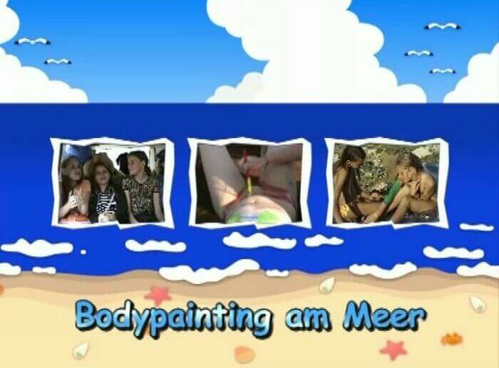 Naturistin: Bodypainting am Meer - Naturism and nudism value openness of mind and body