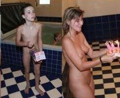 Naturists celebrates birthday photos - Clothing is also a mask for a nudist