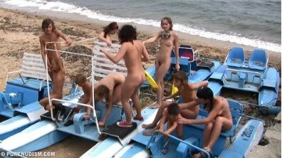 A group of naturists at sea - Naturism and environmental awareness in the modern world