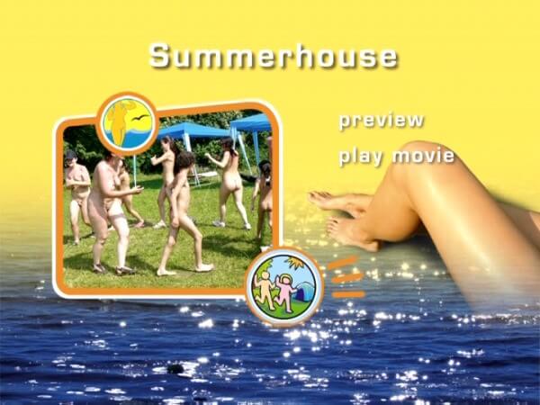 Naturist Freedom: Summer house DVD - Unrestricted freedom is a core value in nudism and naturism
