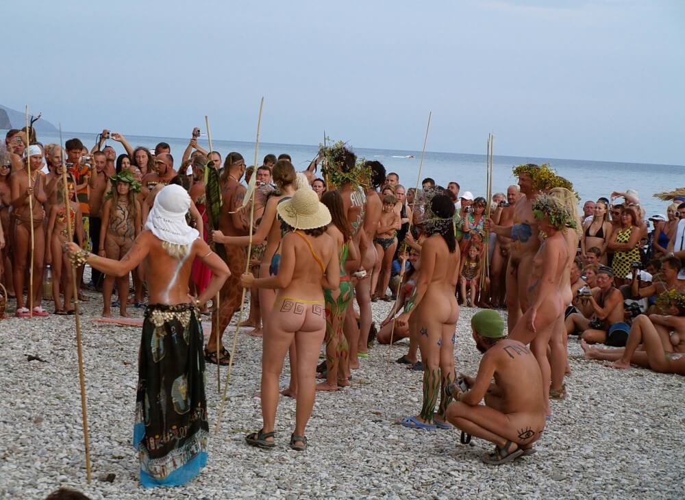 Naturist Party Mega Bash pics - Naturists value tranquility and peace