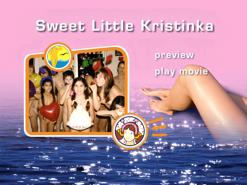 Naturist Freedom: Sweet Little Kristinka  DVD - Being yourself is part of nudism
