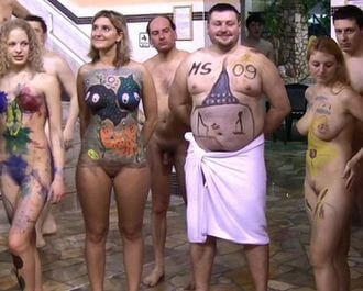 AquaPark Pageant Night Full HD video - Nature provides energy and inspiration for the practice of naturism and nudism