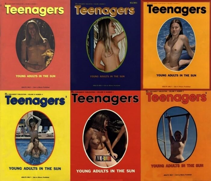 Teenagers magazines: Young adults in the sun - Growing up on a nudist beach